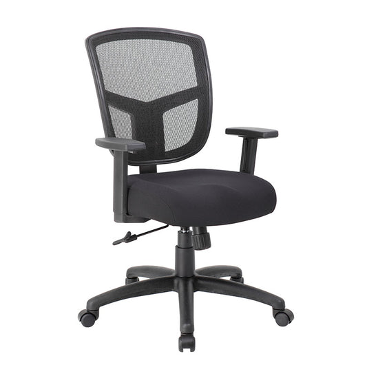 Boss Contract Mesh Task Chair, Synchro-Tilt Mechanism