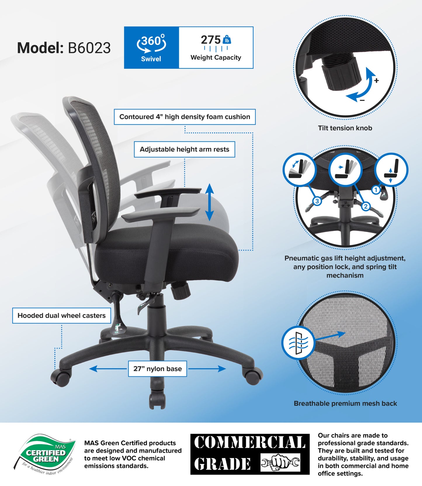 Contract Mesh Task Chair