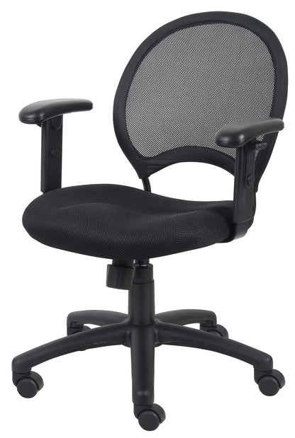 Boss Mesh Chair With Adjustable Arms