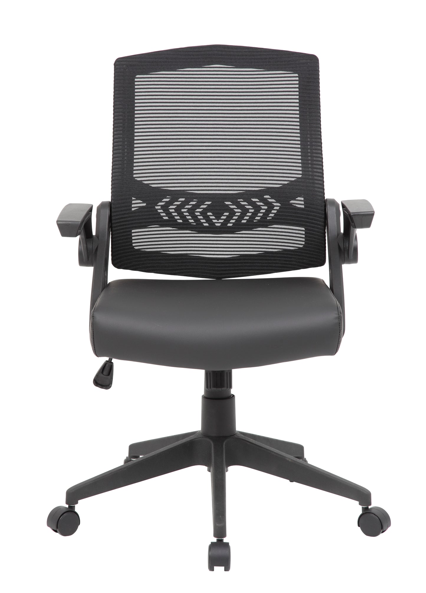 Boss Black Flip Arm Mesh Task Chair