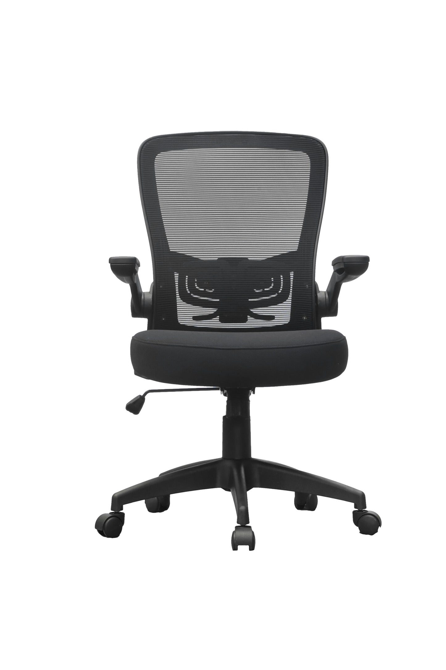 Boss Black Mesh, Flip Arm, Task Chair, Black Frame