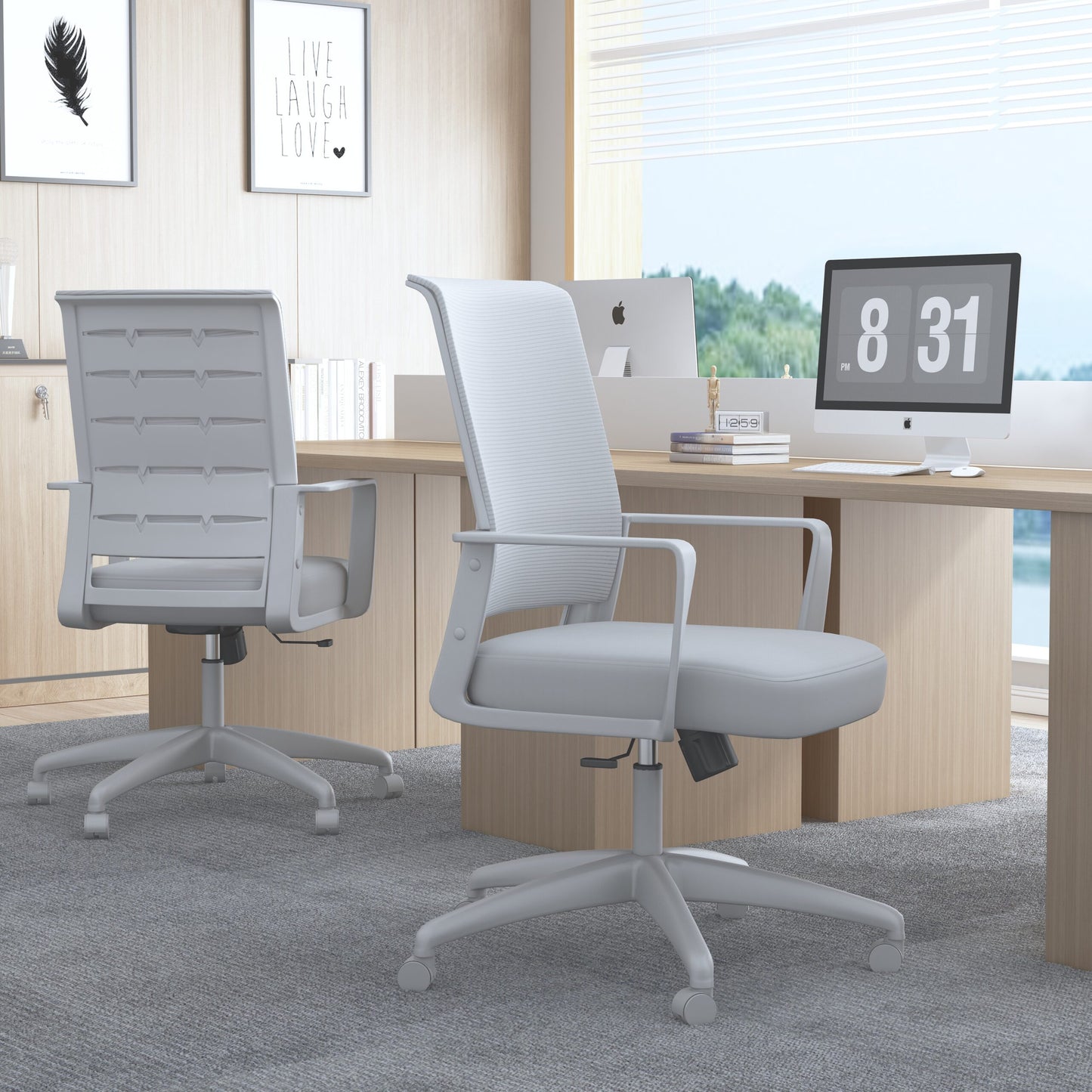 Boss All Grey Mesh Task Chair