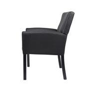 Boss Box Arm guest, accent or dining chair W/Black Base