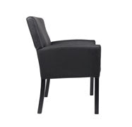 Boss Box Arm guest, accent or dining chair W/Black Base