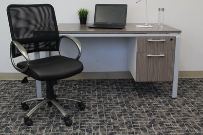 Boss Mesh Back W/ Pewter Finish Task Chair