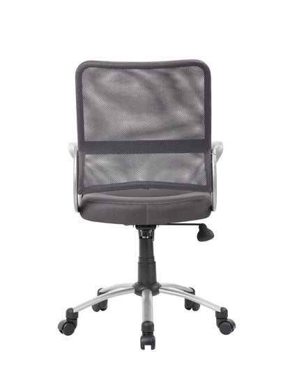 Boss Mesh Back W/ Pewter Finish Task Chair