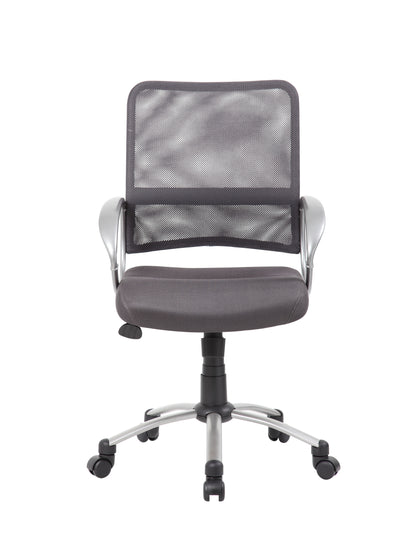 Boss Mesh Back W/ Pewter Finish Task Chair