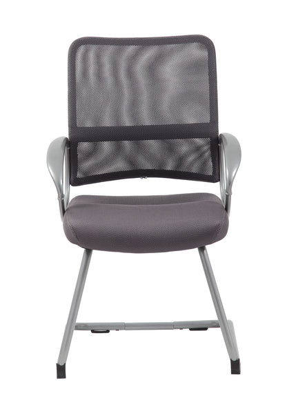 Boss Mesh Back W/ Pewter Finish Guest Chair