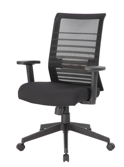 Boss Horizontal Mesh Back Task Chair, Synchro-Tilt Mechanism