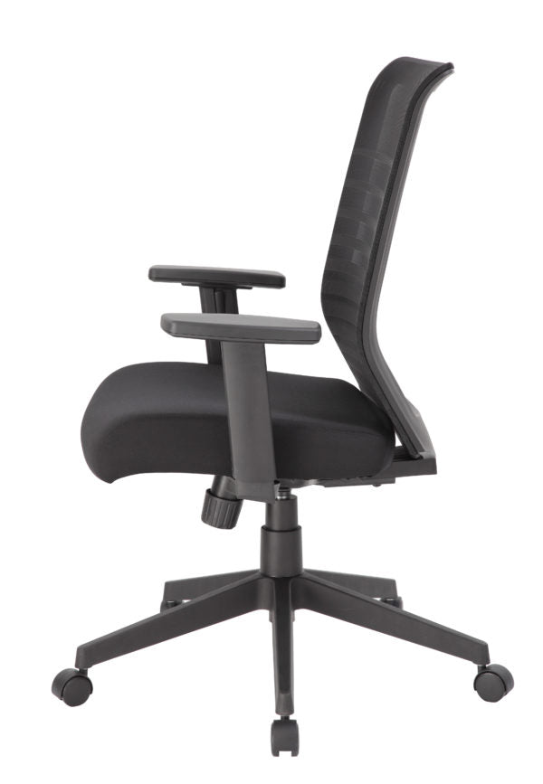 Boss Horizontal Mesh Back Task Chair, Synchro-Tilt Mechanism