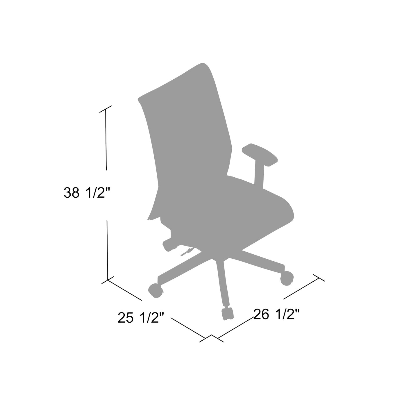 Boss Horizontal Mesh Back + Antimicrobial Seat Task Chair