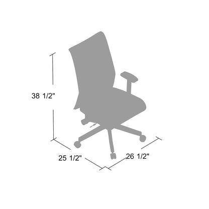 Boss Horizontal Mesh Back + Antimicrobial Seat Task Chair