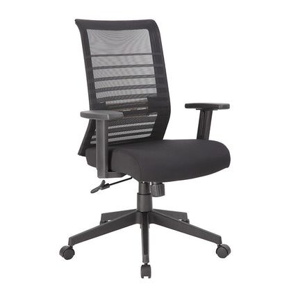 Boss Horizontal Mesh Back Task Chair, Synchro-Tilt Mechanism