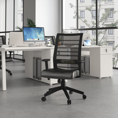 Boss Horizontal Mesh Back + Antimicrobial Seat Task Chair