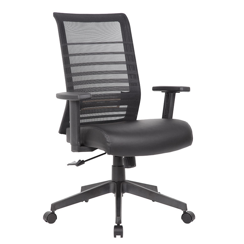 Boss Horizontal Mesh Back + Antimicrobial Seat Task Chair