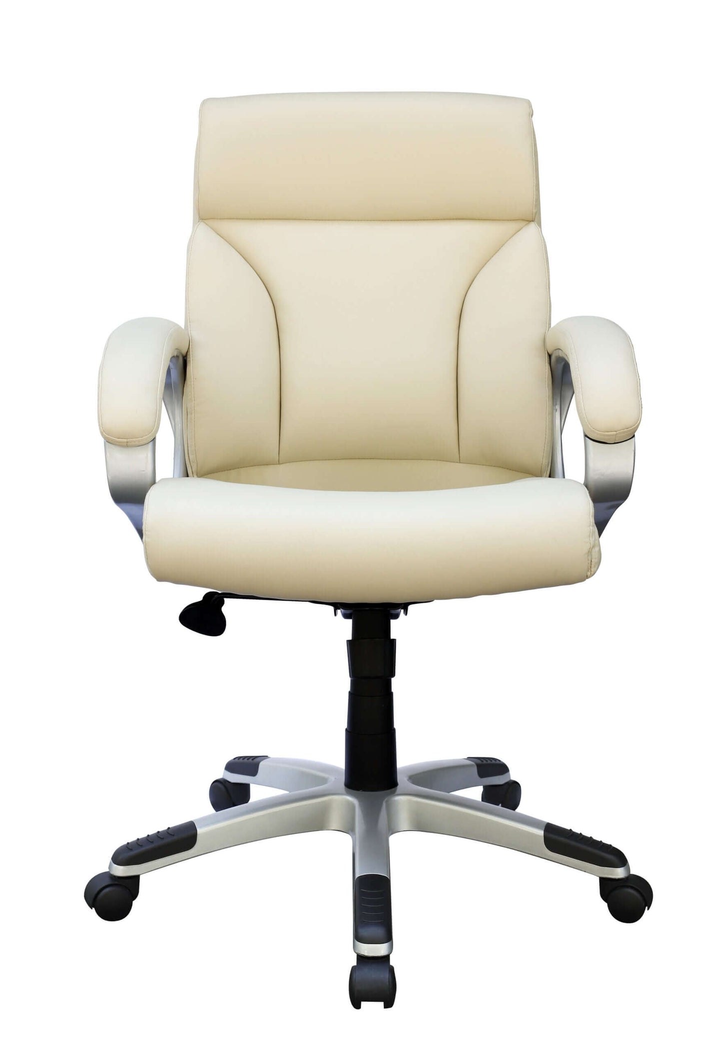 Boss Modern Mid Back Executive Chair, Ivory