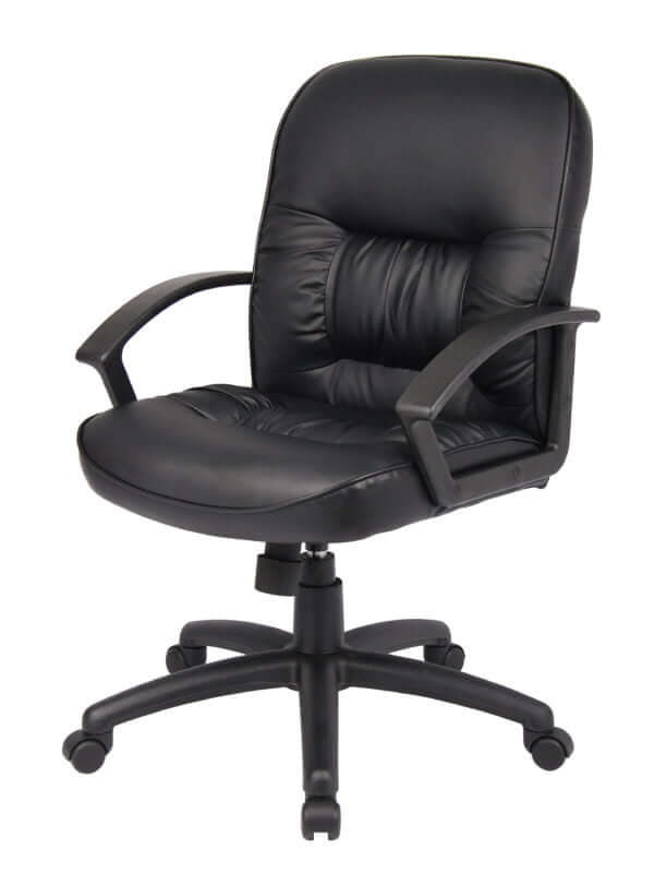 Boss Mid Back LeatherPlus Chair