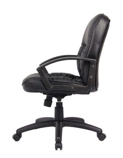 Boss Mid Back LeatherPlus Chair