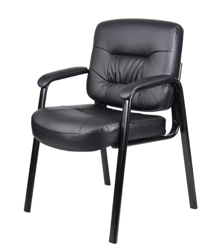 Boss Executive Mid Back LeatherPlus Guest Chair