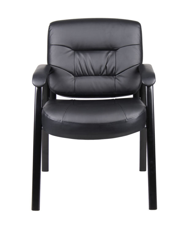 Boss Executive Mid Back LeatherPlus Guest Chair