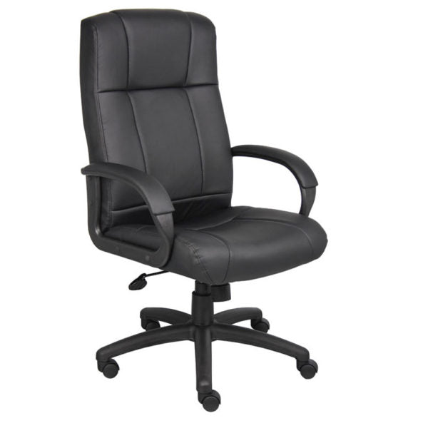 Boss Caressoftplus Vinyl Executive High Back Chair