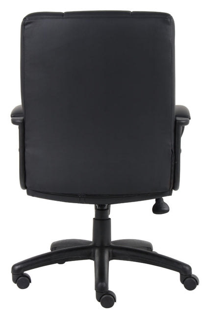 Boss Caressoftplus Vinyl Executive Mid Back Chair