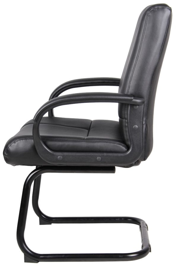 Boss Caressoftplus Vinyl Mid Back Guest Chair