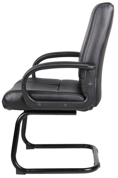 Boss Caressoftplus Vinyl Mid Back Guest Chair