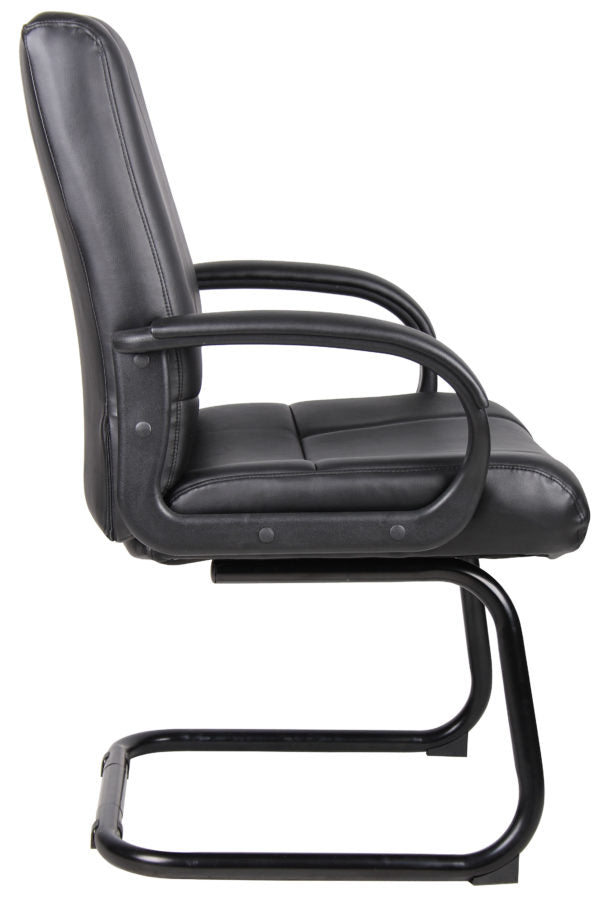 Boss Caressoftplus Vinyl Mid Back Guest Chair