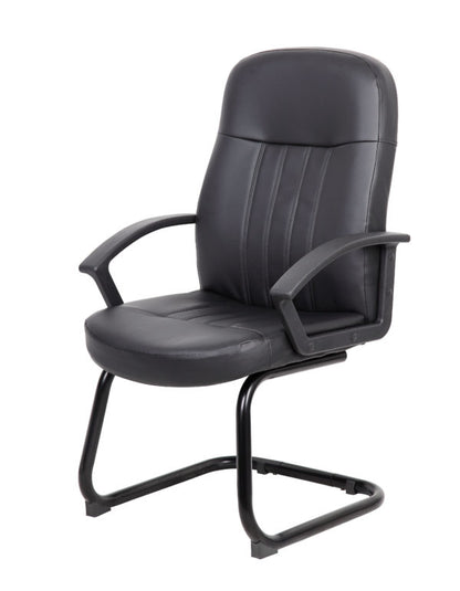 Boss Executive Leather Budget Guest Chair