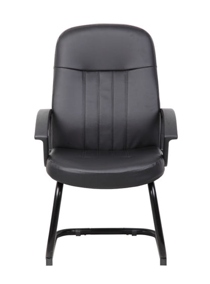 Boss Executive Leather Budget Guest Chair