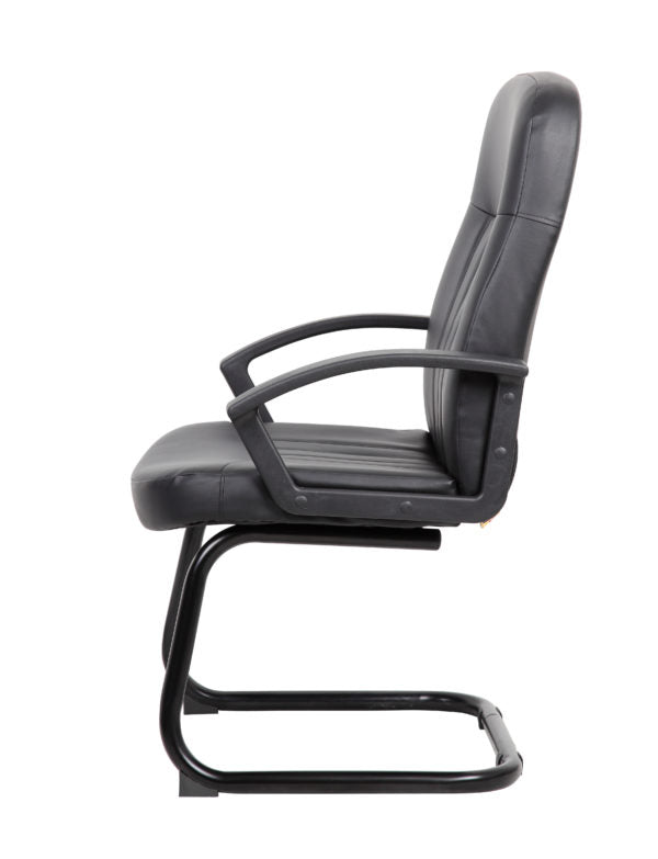 Boss Executive Leather Budget Guest Chair