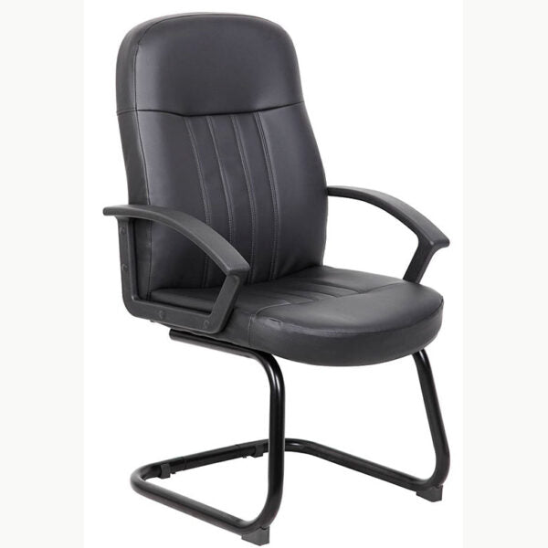 Boss Executive Leather Budget Guest Chair