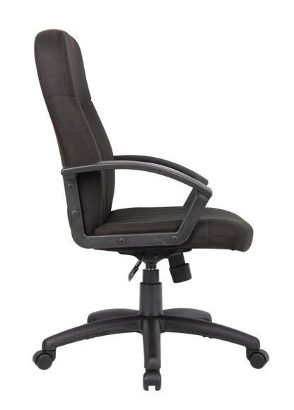 Boss Mid Back Fabric Managers Chair In Black