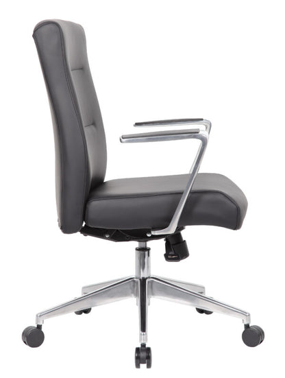 Boss Modern Conference Chair with Aluminum Arm & Base