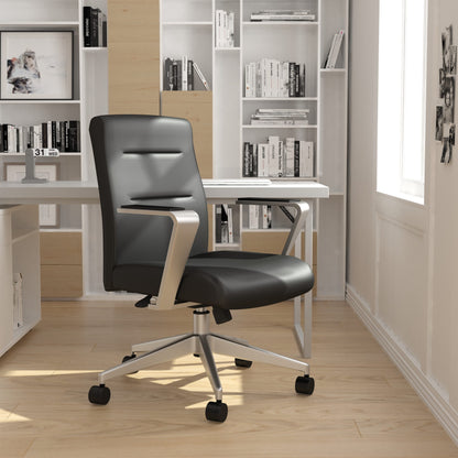 Boss Modern Conference Chair with Aluminum Arm & Base