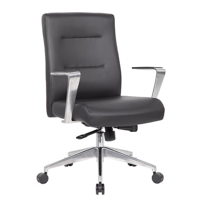 Boss Modern Conference Chair with Aluminum Arm & Base