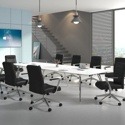 Boss Modern Conference Chair with Aluminum Arm & Base