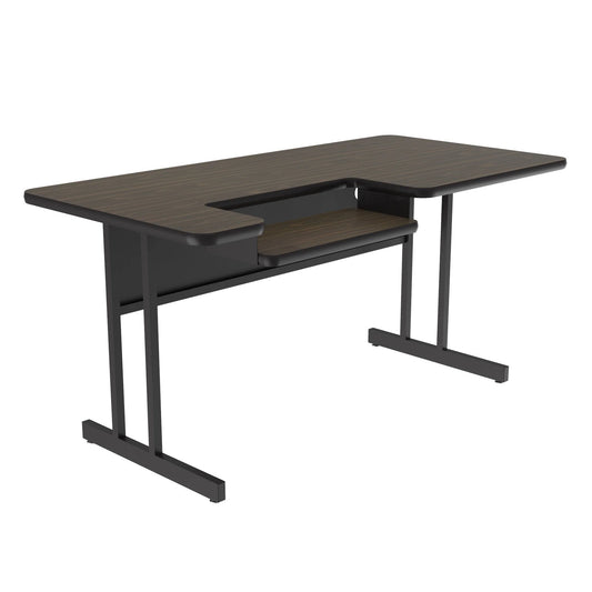 Bi-Level Work Station And Student Desk High-Pressure Laminate