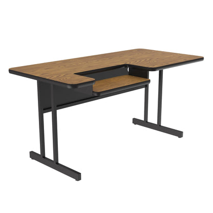 Bi-Level Work Station And Student Desk High-Pressure Laminate