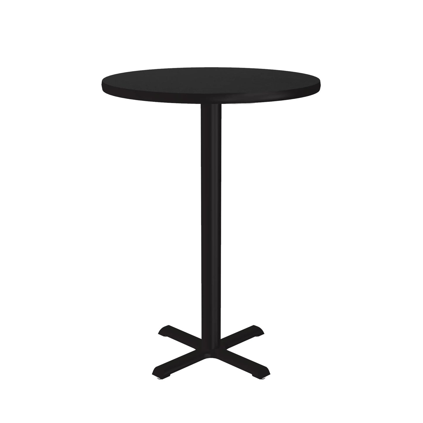 Round Stool/Standing Height Café & Breakroom Table Thermal Fused Laminate