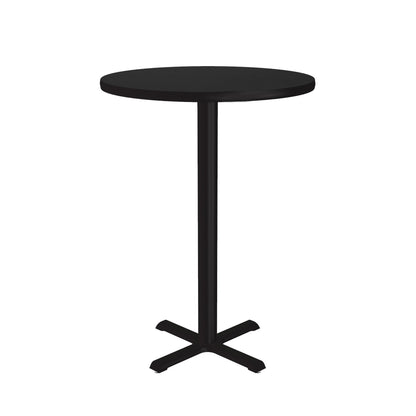 Round Stool/Standing Height Café & Breakroom Table Thermal Fused Laminate