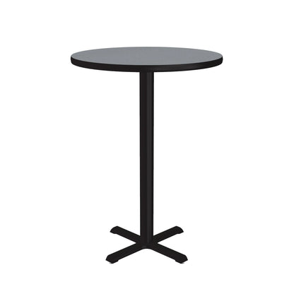 Round Stool/Standing Height Café & Breakroom Table Thermal Fused Laminate