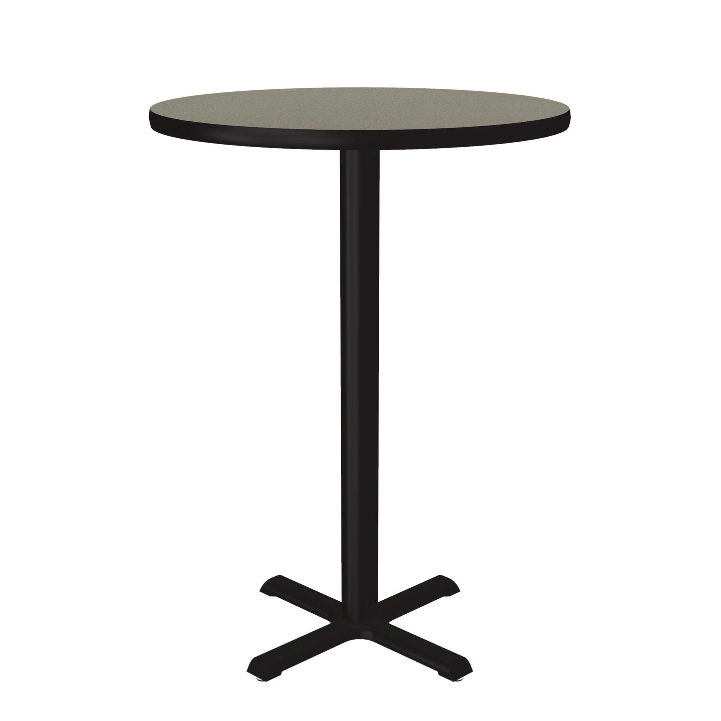 Round Stool/Standing Height Café & Breakroom Table High-Pressure Laminate