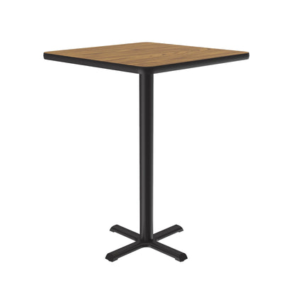 Square Stool/Standing Height Café & Breakroom Table Thermal Fused Laminate