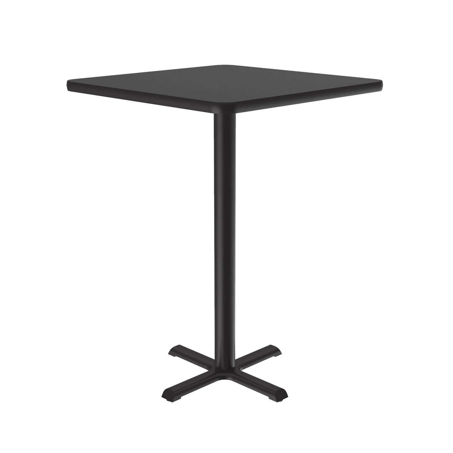 Square Stool/Standing Height Café & Breakroom Table Thermal Fused Laminate