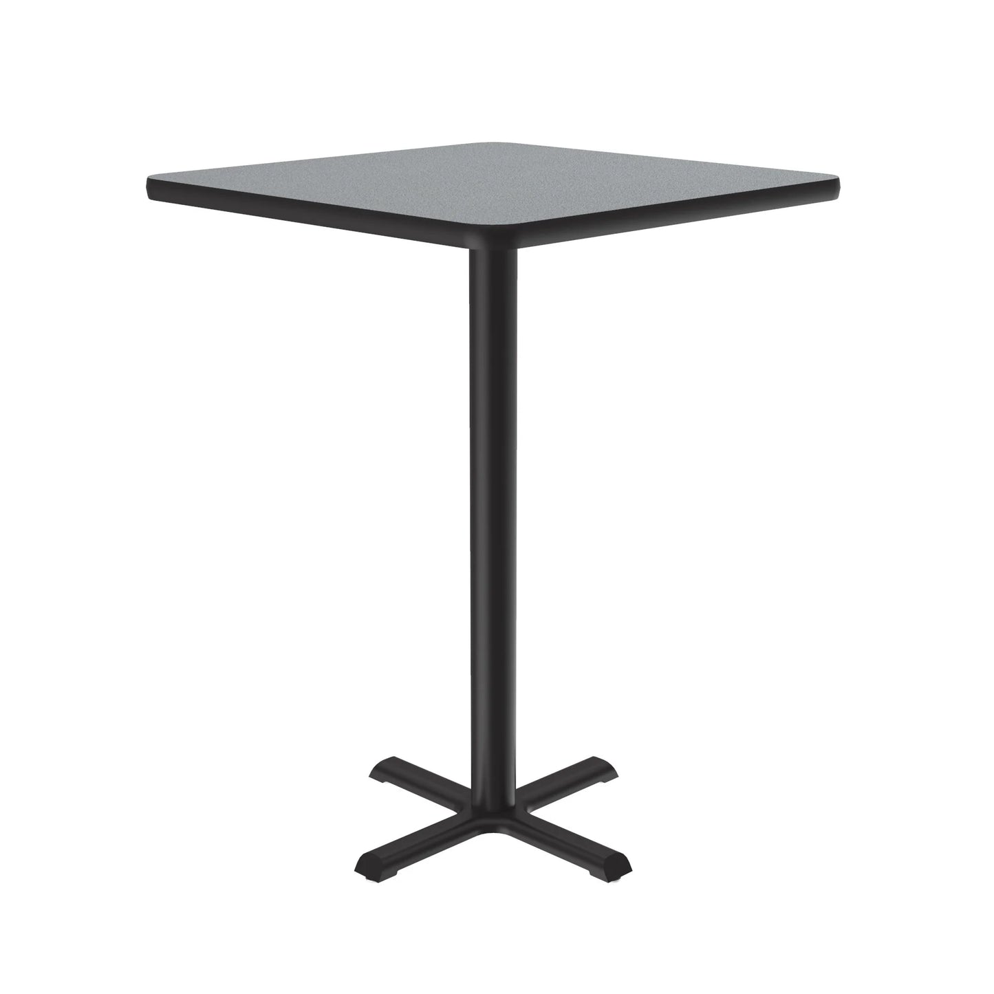 Square Stool/Standing Height Café & Breakroom Table Thermal Fused Laminate