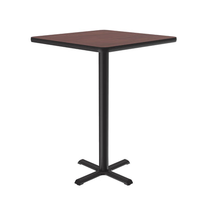 Square Stool/Standing Height Café & Breakroom Table High-Pressure Laminate