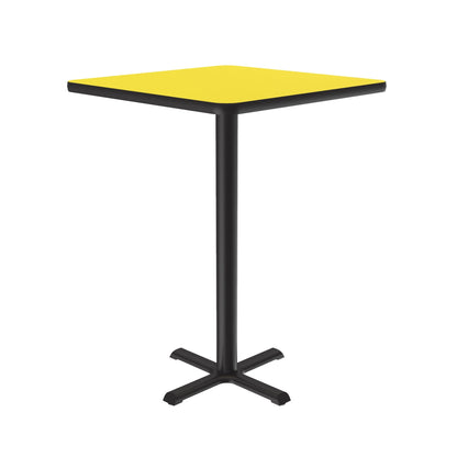 Square Stool/Standing Height Café & Breakroom Table High-Pressure Laminate