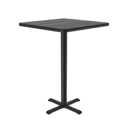 Square Stool/Standing Height Café & Breakroom Table High-Pressure Laminate